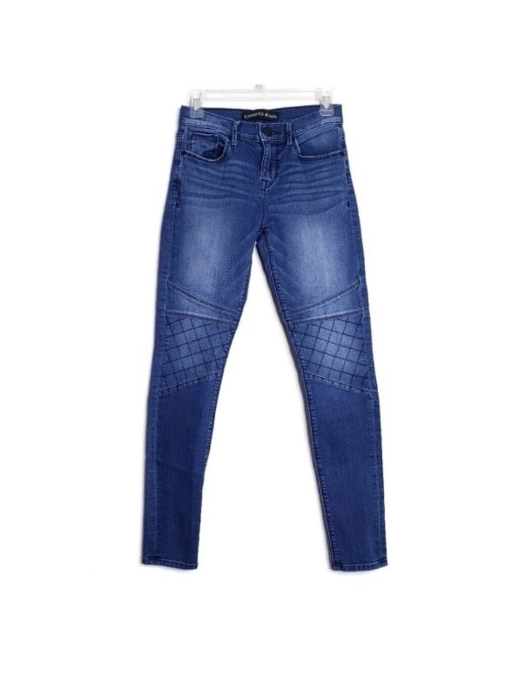 Express Moto Mid Rise Legging Skinny Biker Jeans Women's Size 0